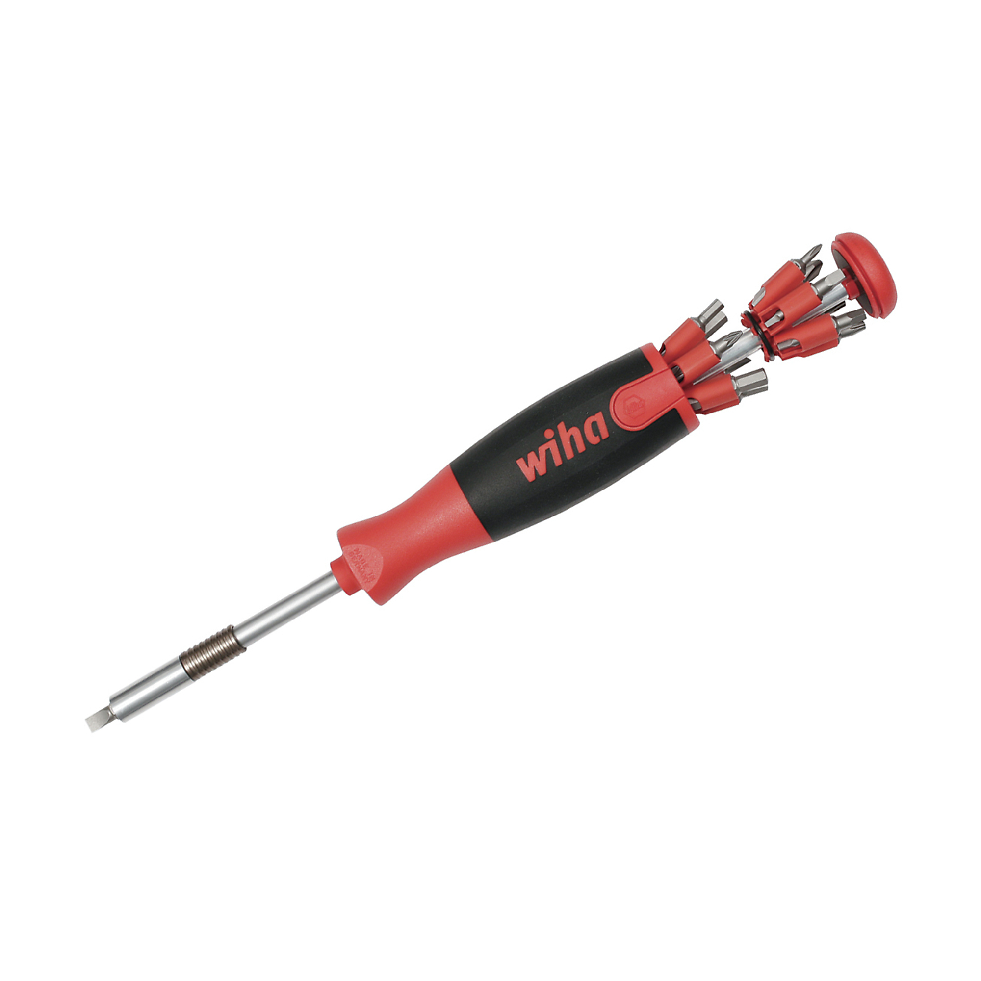 Wiha Tools 14 Piece Ultra Driver 26-in-1 Tradesman Bit Holder Set, Model #77790